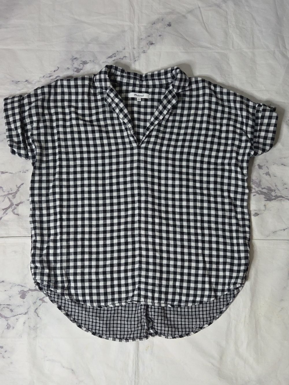 Madewell Swenson Popover Shirt In Double-Faced Gingham